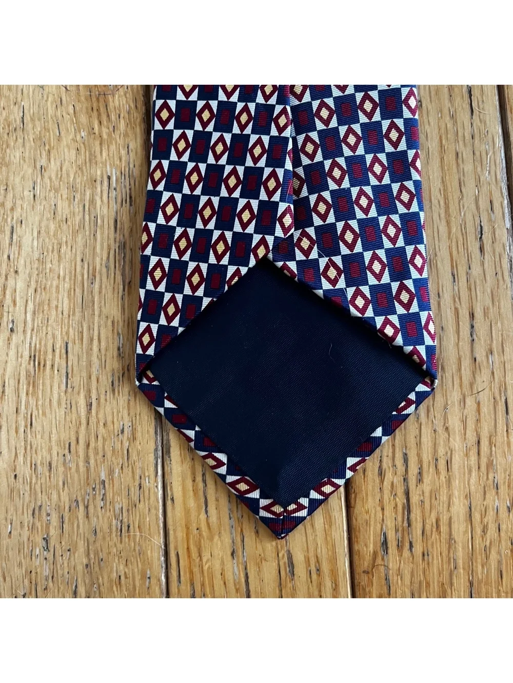 Brooks Brothers Men's Silk Geometric Pattern Tie
